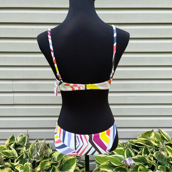 NWT Kate Spade Geobrella Multicolor Bikini Swimsuit Bathing Suit - Picture 12 of 13